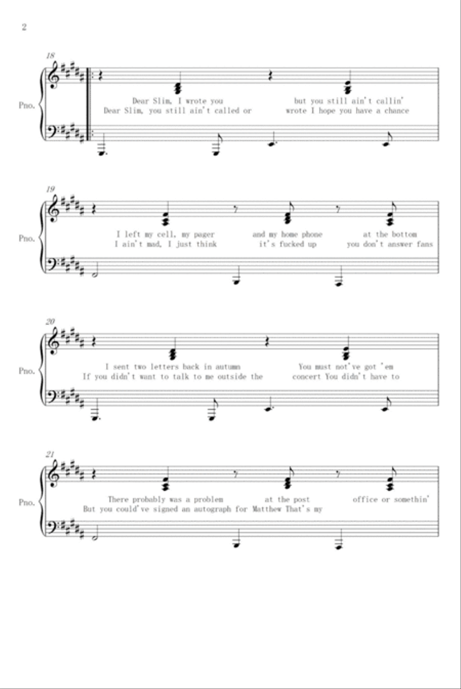 Stan Piano Solo scores gallery preview page 2