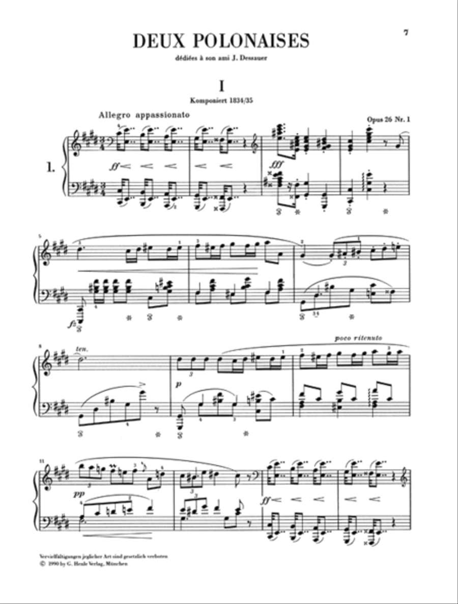 Polonaises Piano Solo scores gallery preview page 3