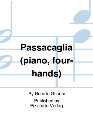 Book cover for Passacaglia (piano, four-hands)