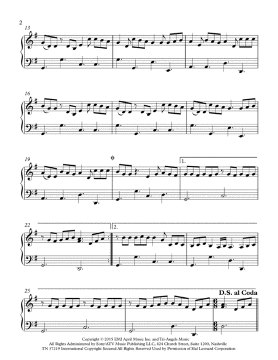 Let It Be Christmas Let It Be Christmas Easy Piano scores gallery preview page 2