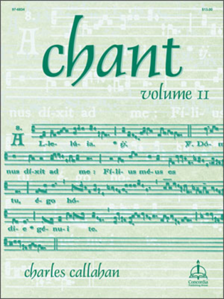 Book cover for Chant, Vol. II