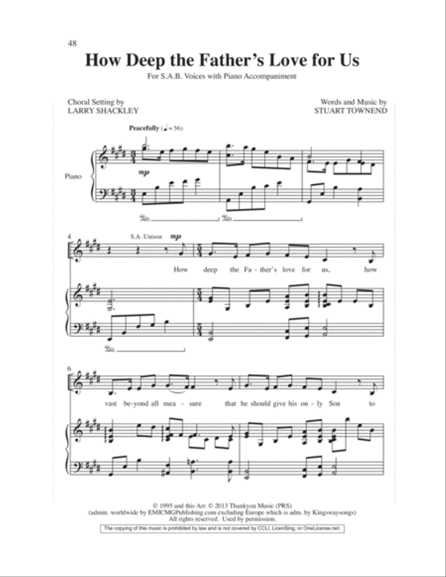 Easy Anthems, Vol. 3 3-Part scores gallery preview page 51