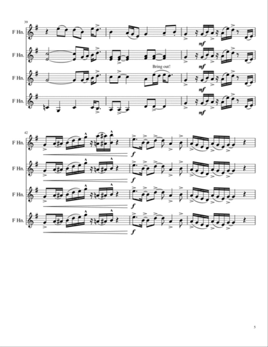 Sir Duke Brass Ensemble scores gallery preview page 5