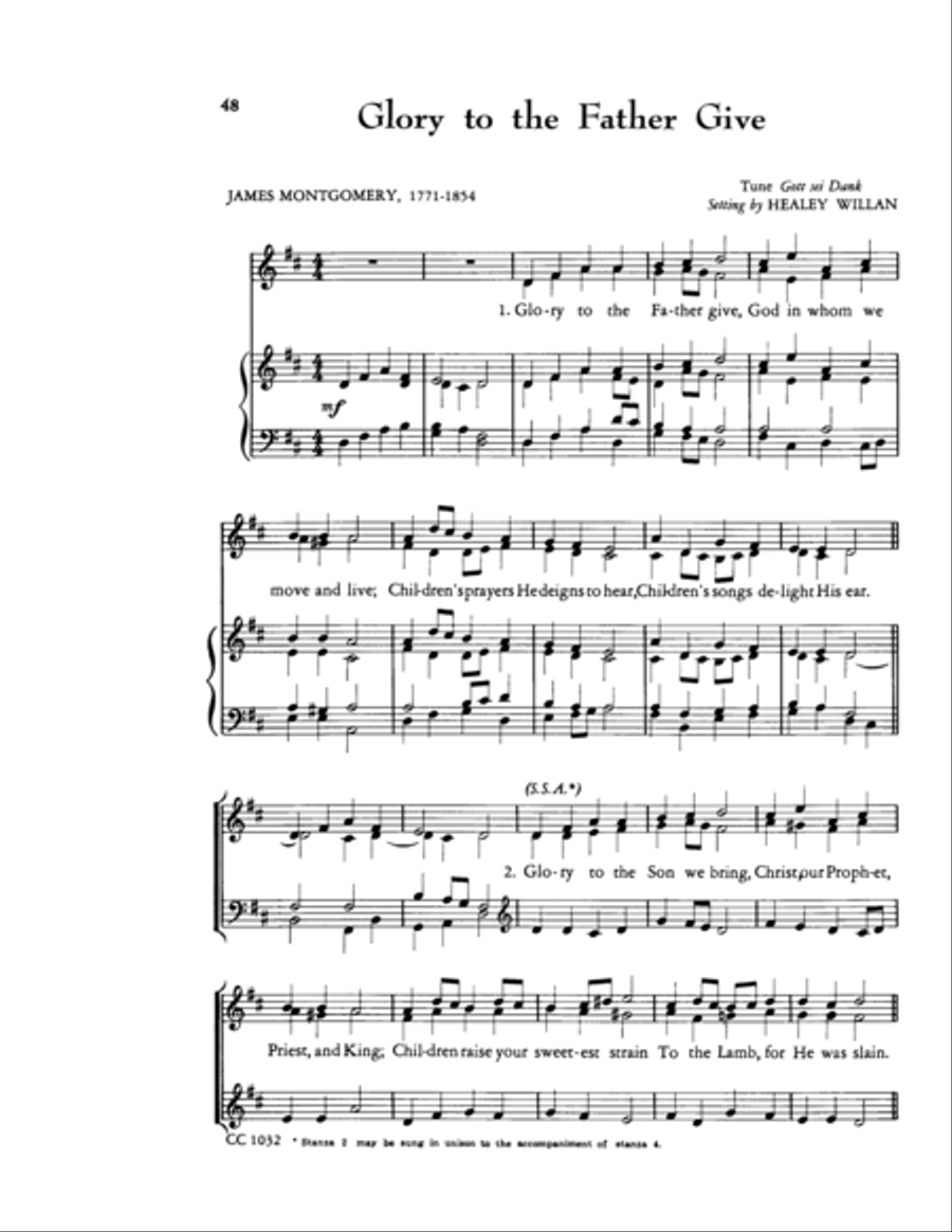We Praise Thee, Part I We Praise Thee, Part I Unison Choir scores gallery preview page 24