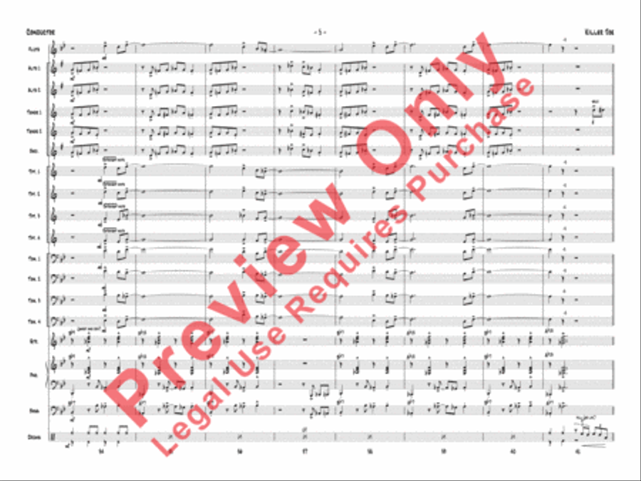 Cool Joe, Mean Joe (Killer Joe) Jazz Ensemble scores gallery preview page 8