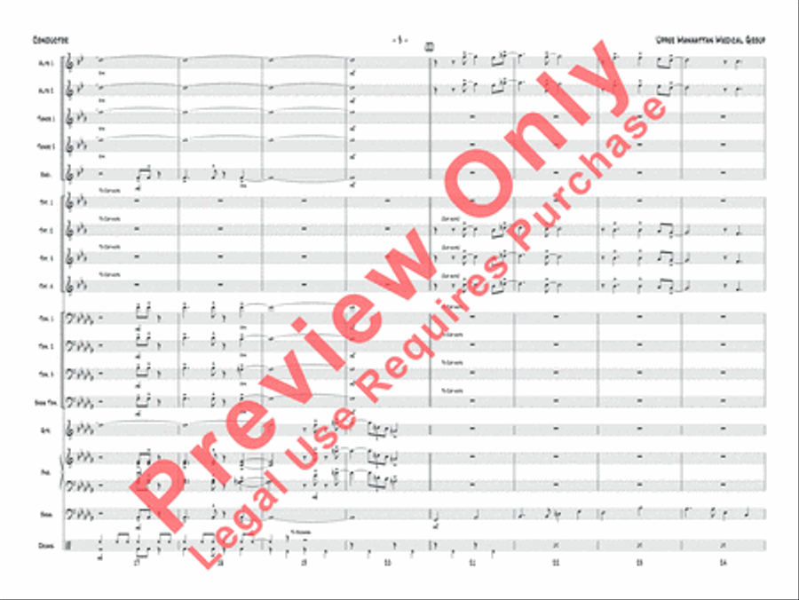 Upper Manhattan Medical Group Jazz Ensemble scores gallery preview page 4