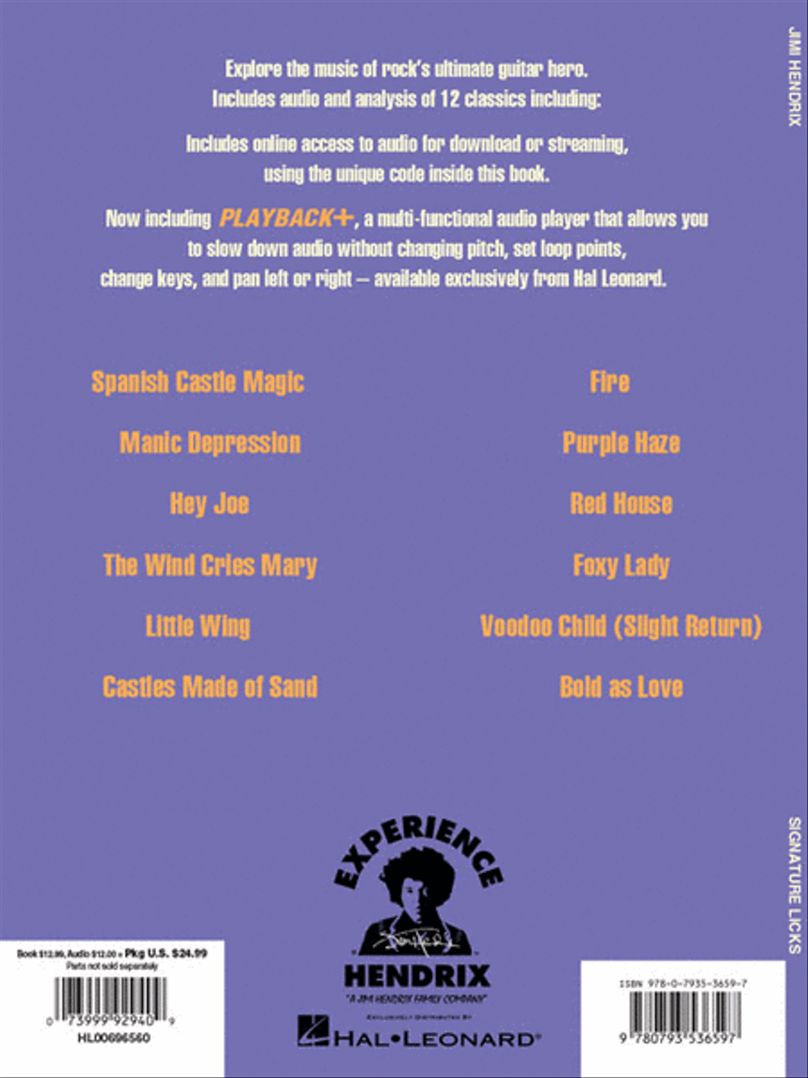 Jimi Hendrix – Signature Licks Electric Guitar scores gallery preview page 6