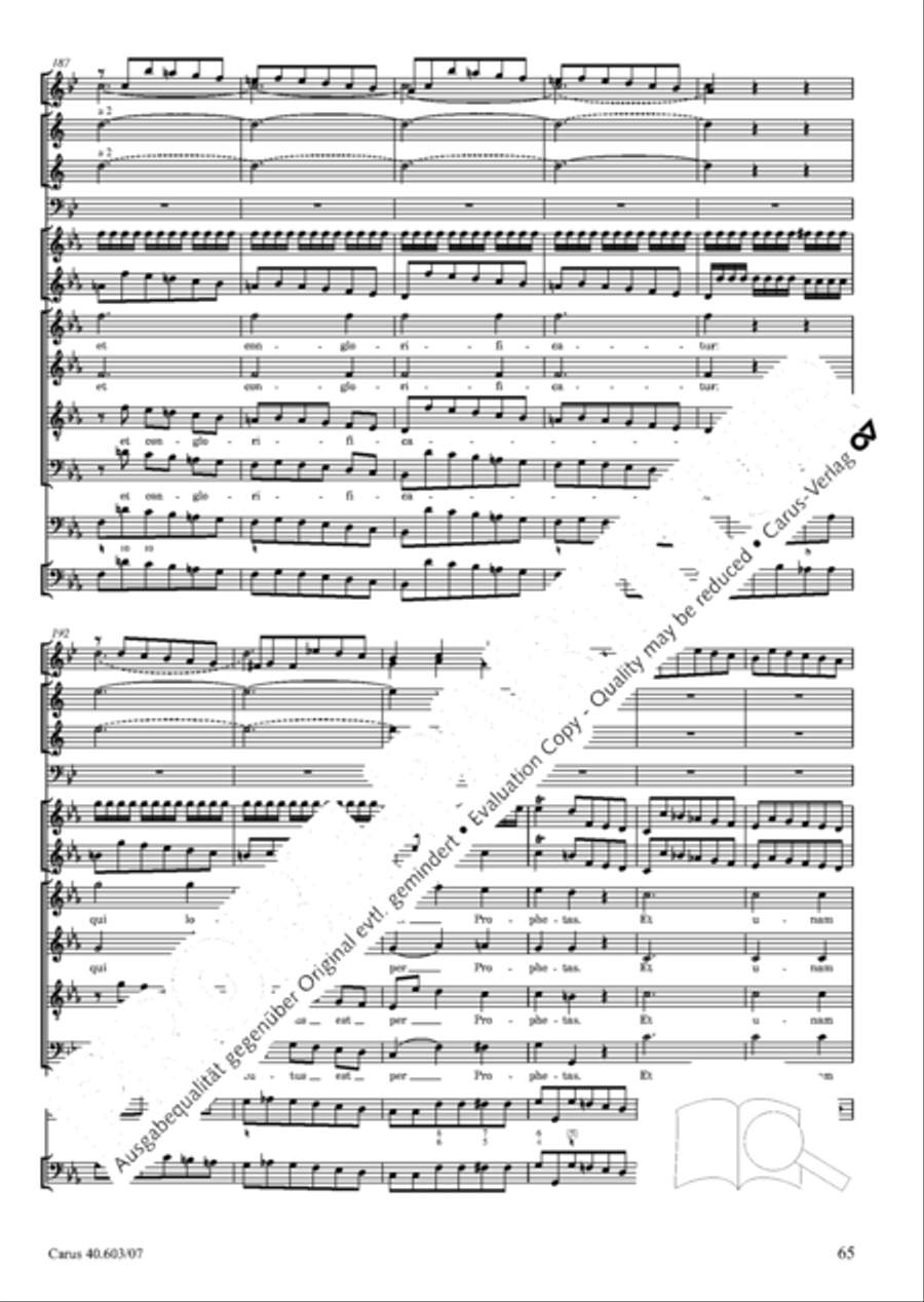 Grosse Orgelsolomesse in Es 4-Part scores gallery preview page 78