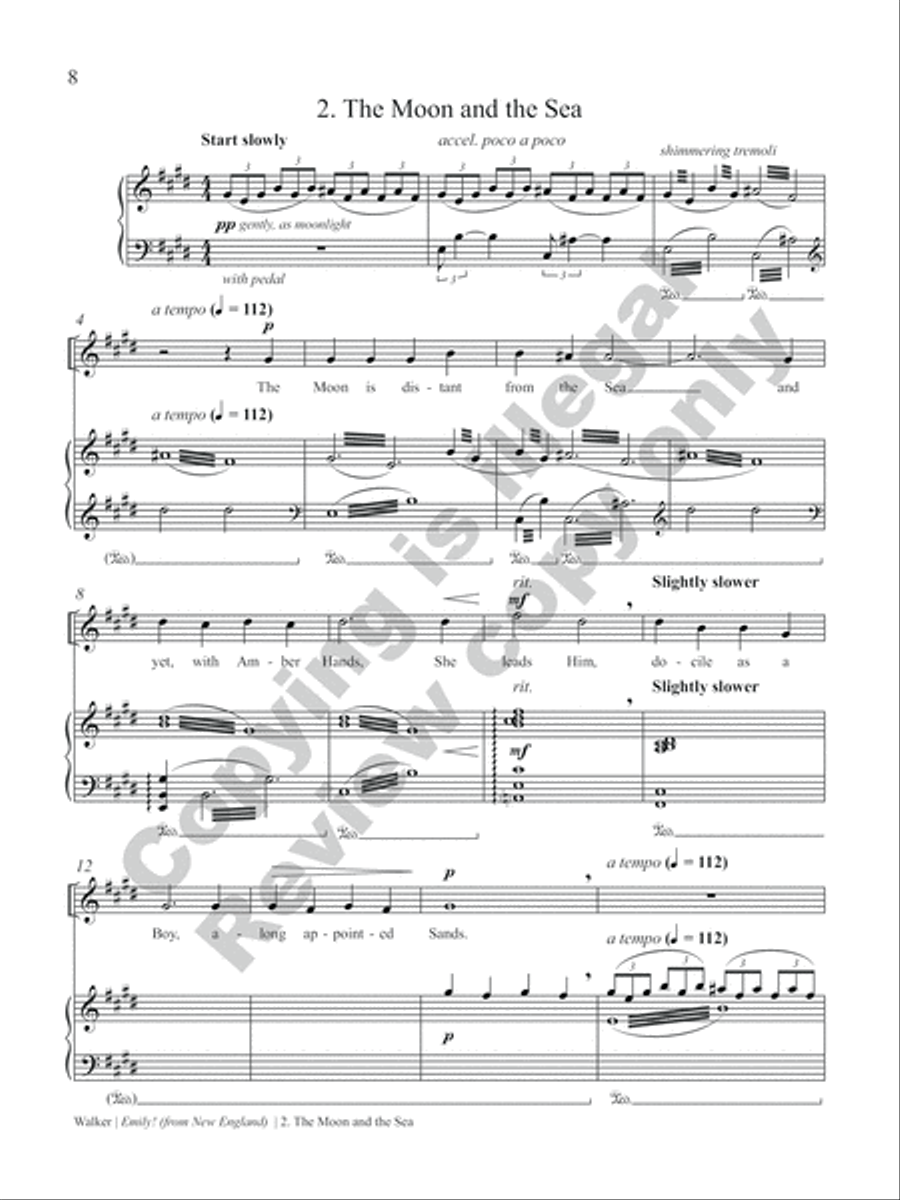 Emily! (from New England) Soprano Voice scores gallery preview page 22