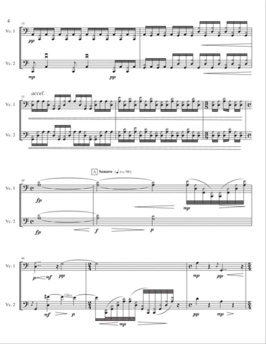 Lasso, Lassus String Duet scores gallery preview page 6