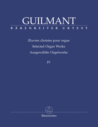 Book cover for Ausgewahlte Orgelwerke IV