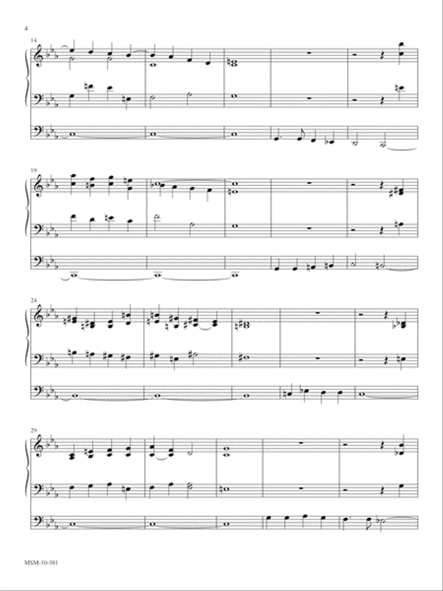 Partita on Jesu, meine Freude Organ scores gallery preview page 2