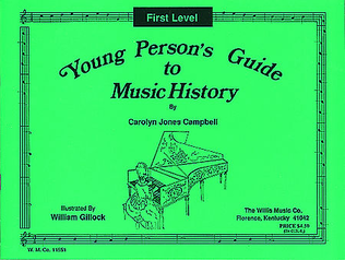 Book cover for Young Person's Guide to Music History - Level 1