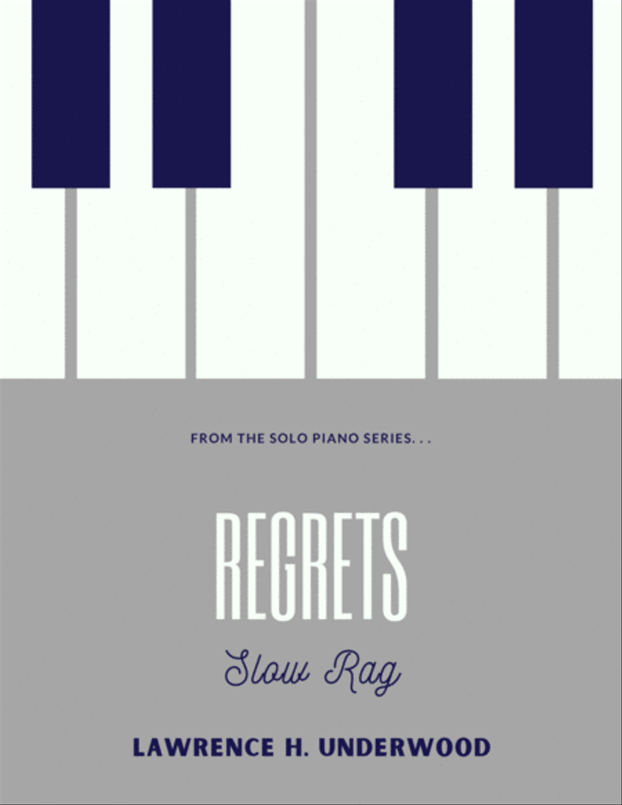 Regrets: Slow Rag Piano Solo scores gallery preview page 1