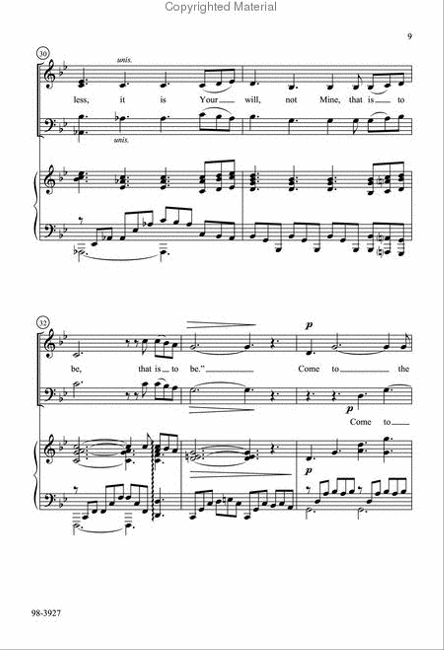 There Is a Garden 4-Part scores gallery preview page 5