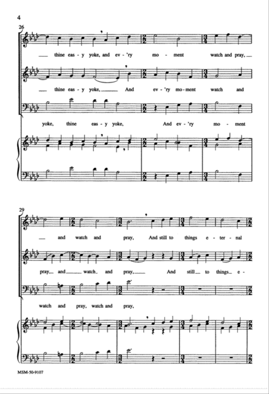 Forth in Thy Name Forth in Thy Name 3-Part scores gallery preview page 5