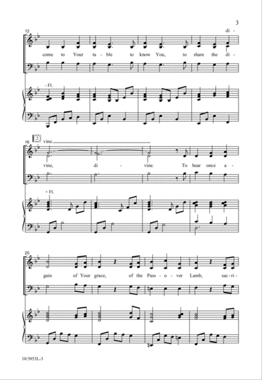 You Are the Bread 3-Part scores gallery preview page 4