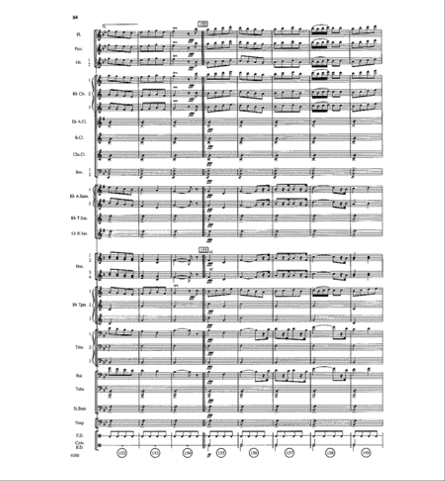 Farandole Concert Band scores gallery preview page 24