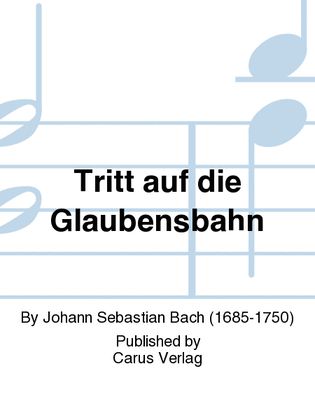 Book cover for Walk on the path of faith (Tritt auf die Glaubensbahn)