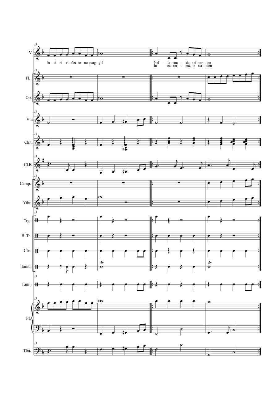 Buon Natale in allegria - Score Only Large Ensemble scores gallery preview page 4