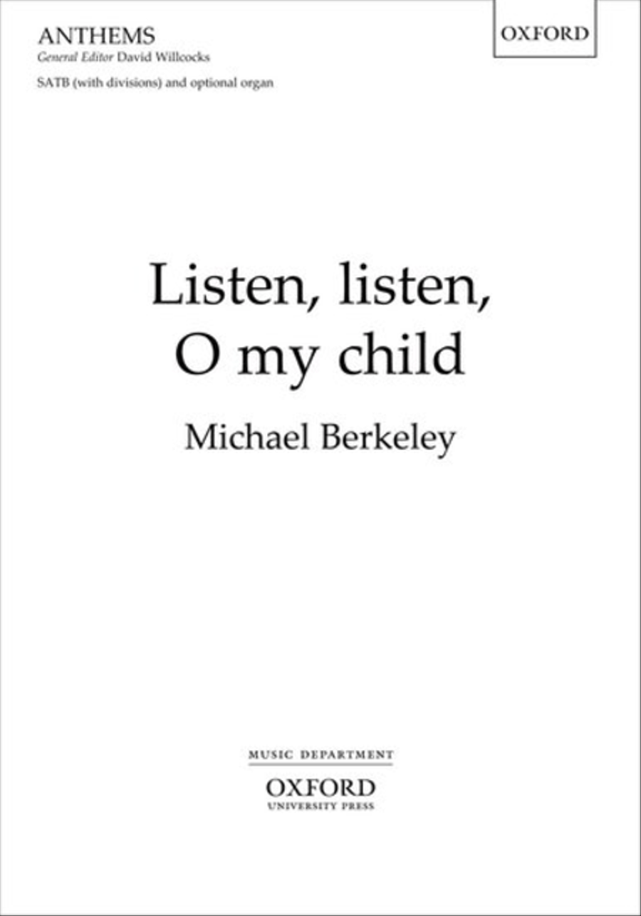 Listen, listen, O my child 4-Part scores gallery preview page 1