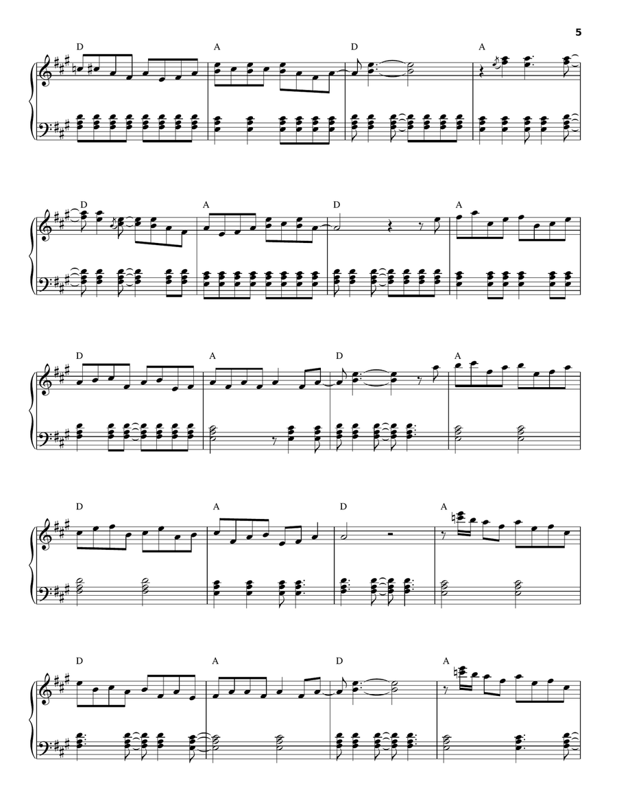 Jessica Piano, Vocal scores gallery preview page 5