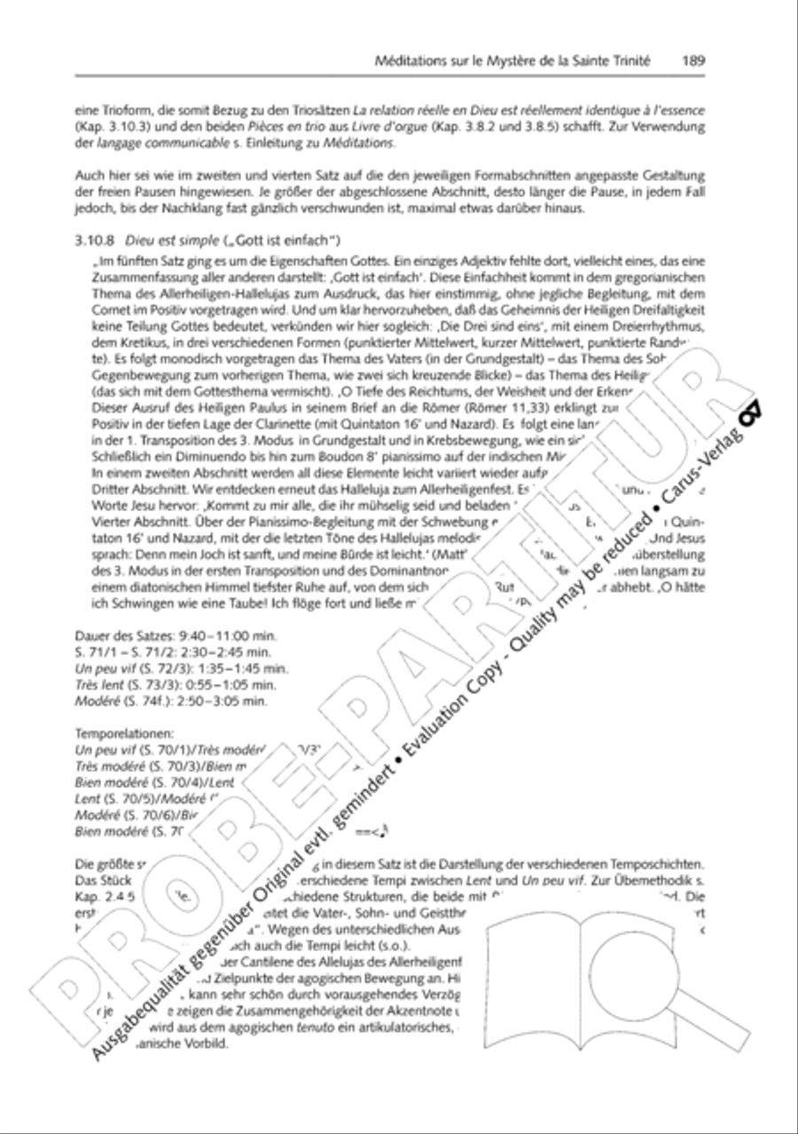 Orgelschule zur historischen Auffuhrungspraxis Organ Solo scores gallery preview page 190