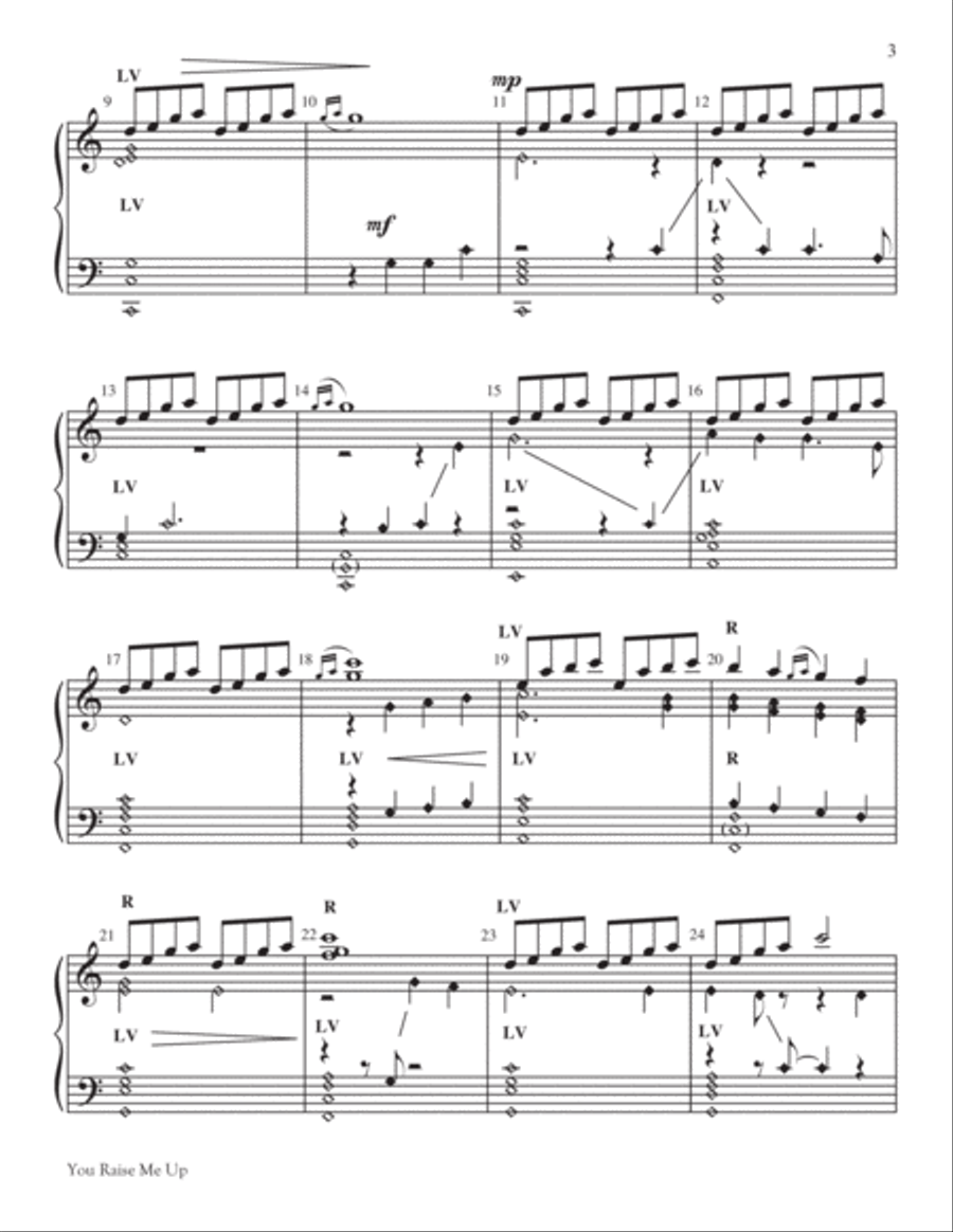 You Raise Me Up You Raise Me Up 5-Octaves scores gallery preview page 3
