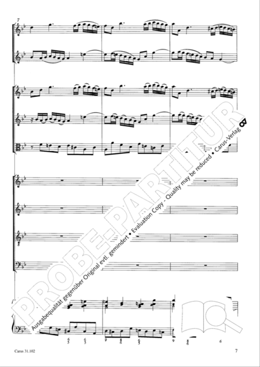 Lord God, your eyes are seeing truth in trusting (Herr, deine Augen sehen nach dem Glauben) ATB scores gallery preview page 8