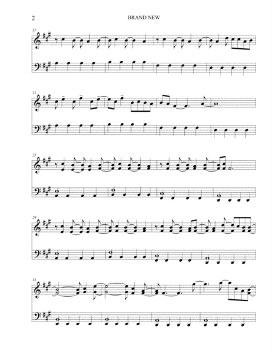 Brand New Easy Piano scores gallery preview page 3