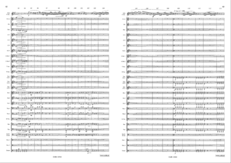 Saxophonissimo Concert Band scores gallery preview page 8