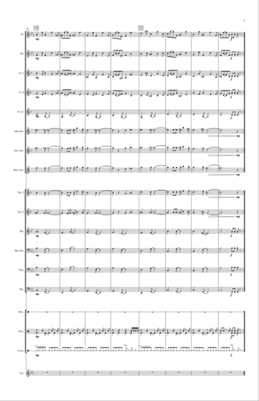 Mii Channel Theme Mii Channel Theme Large Ensemble scores gallery preview page 3