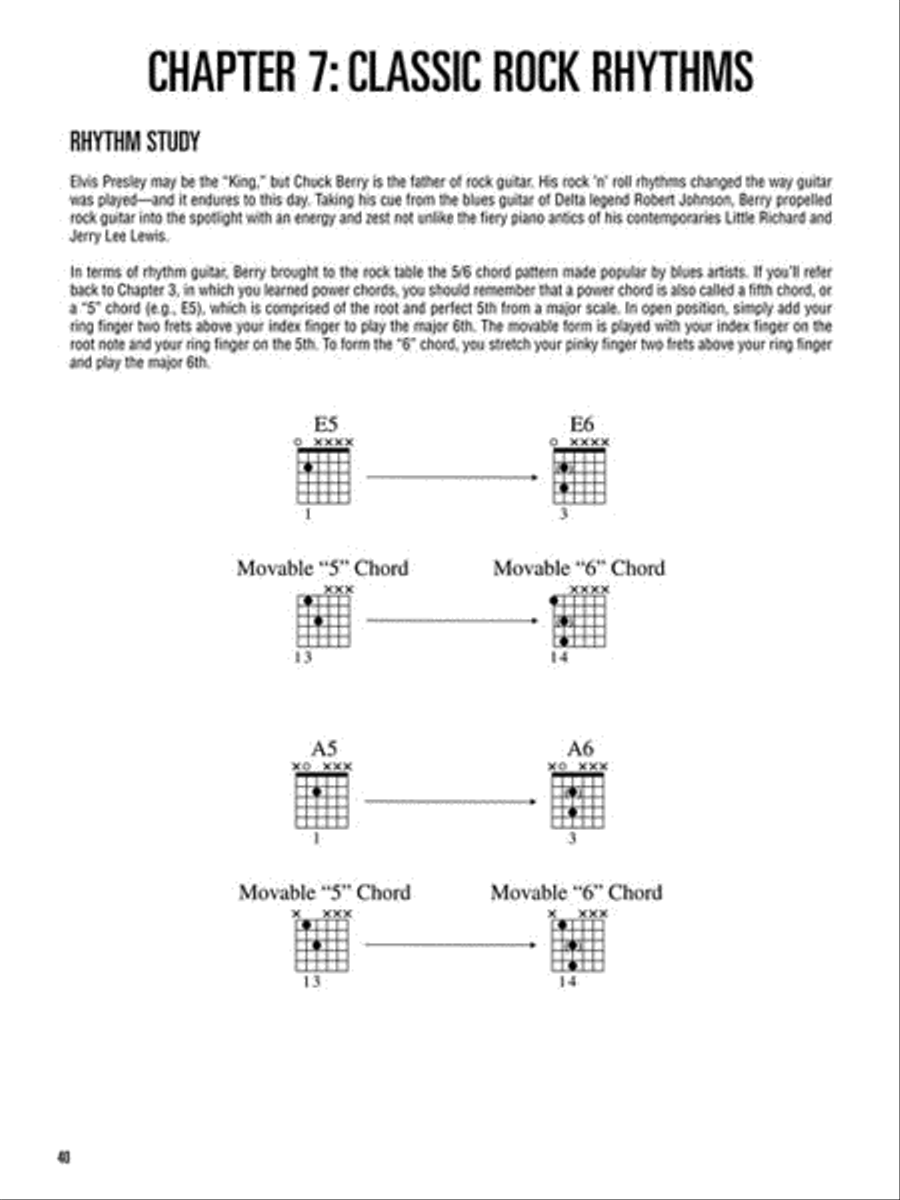 Hal Leonard Rock Guitar Method Electric Guitar scores gallery preview page 7