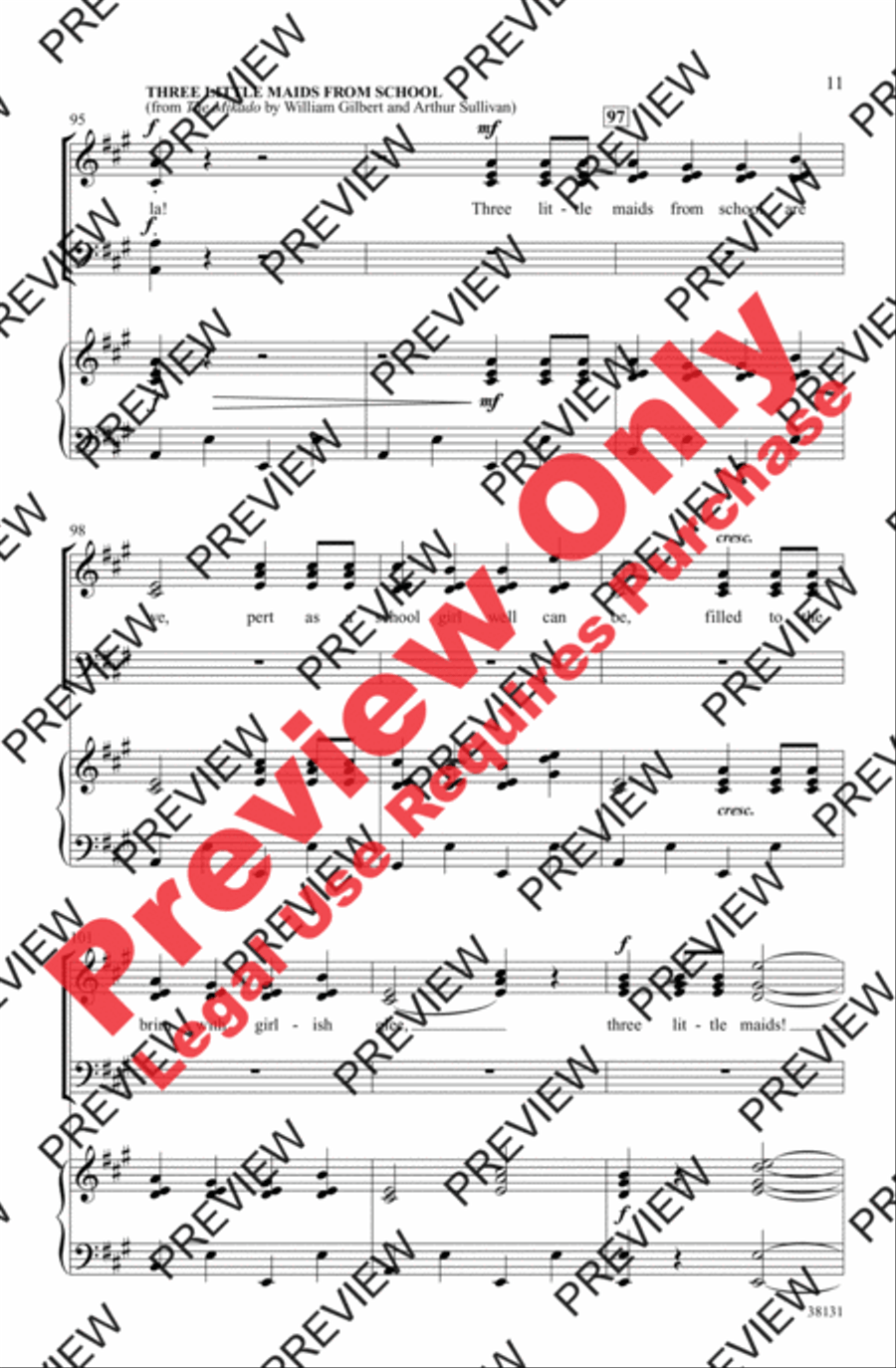 Give Me a Choral Medley! 4-Part scores gallery preview page 11