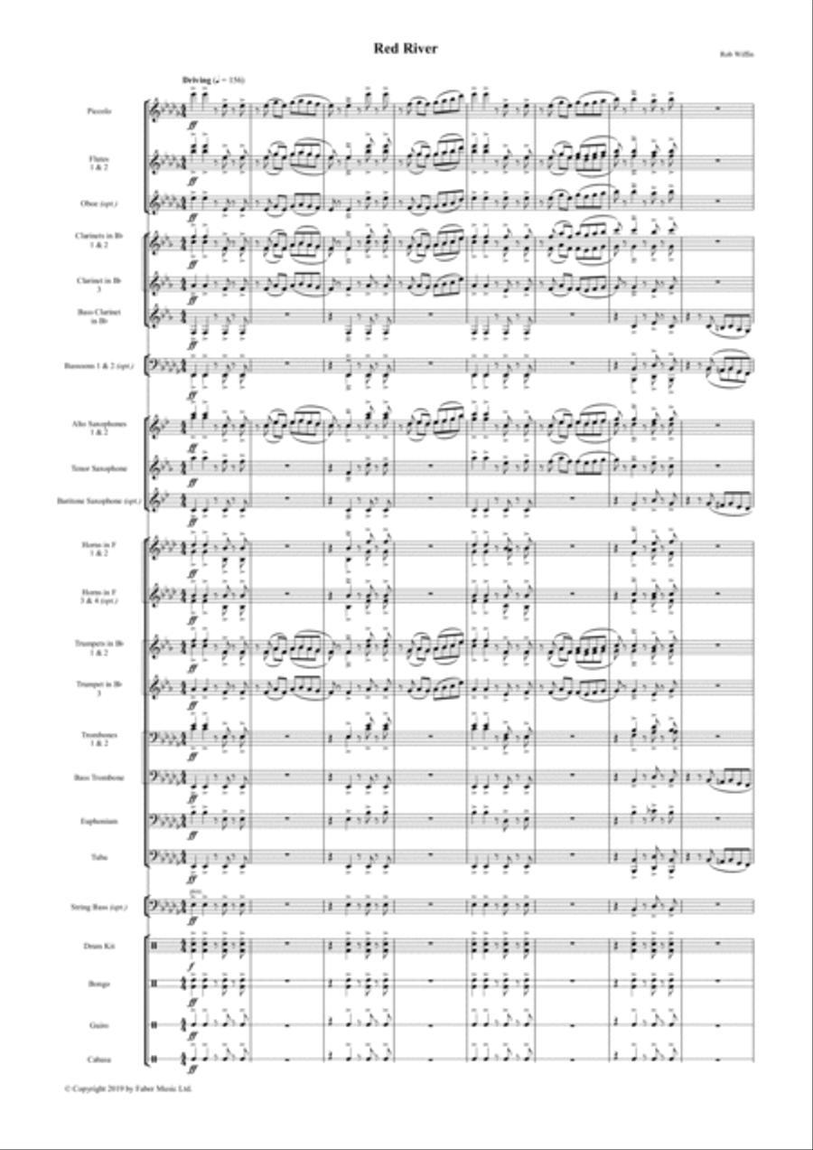 Red River Concert Band scores gallery preview page 2