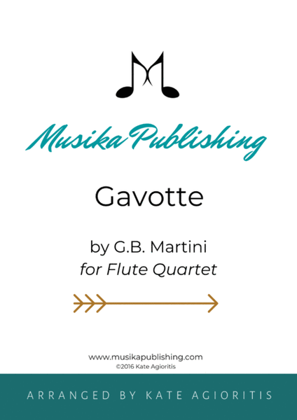 Gavotte - for Flute Quartet image number null