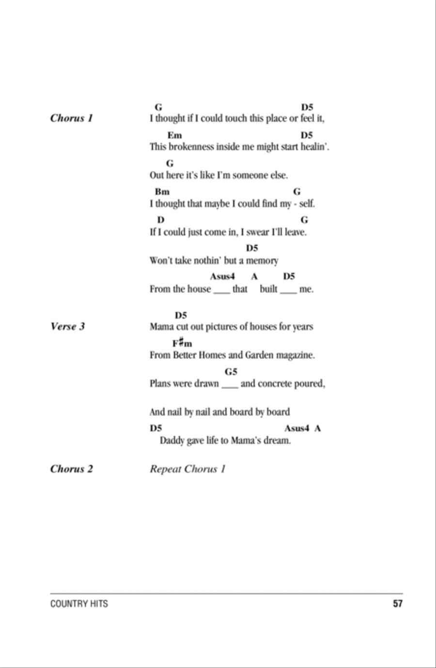 The House That Built Me Acoustic Guitar scores gallery preview page 2