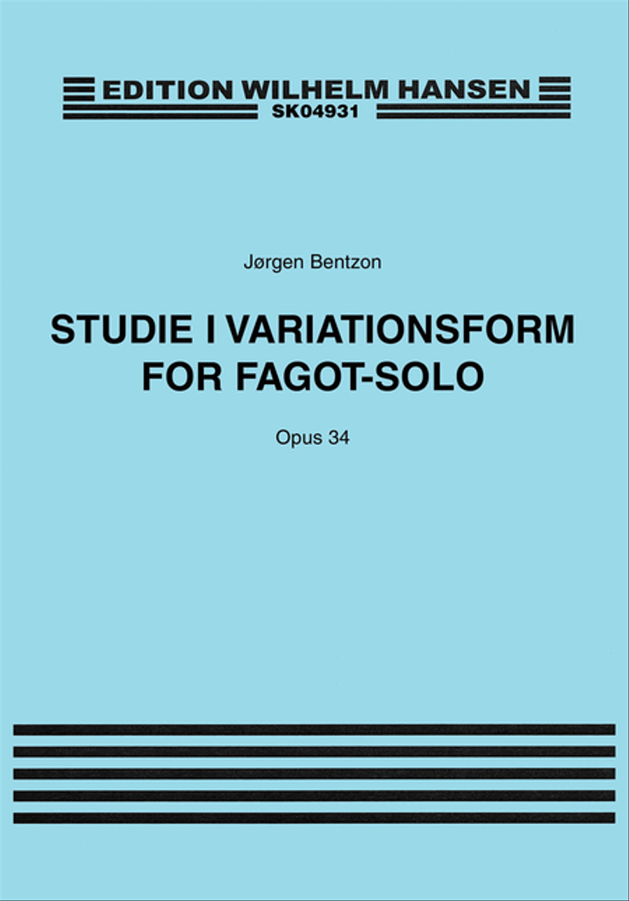 Studie i Variationsform Op. 34
