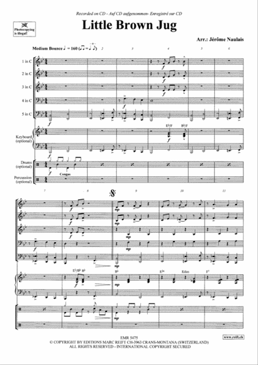 Little Brown Jug Little Brown Jug Concert Band scores gallery preview page 4