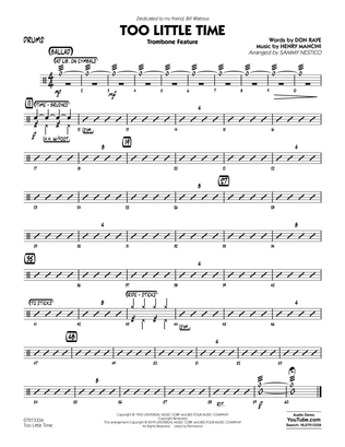 Too Little Time (arr. Sammy Nestico) - Conductor Score (Full Score) - Drums