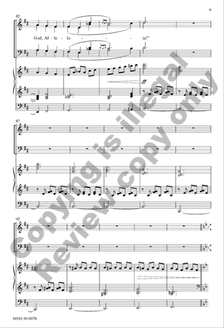 Come, Great Love 4-Part scores gallery preview page 8