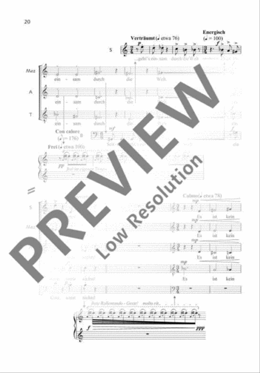 Morgenstern-Liederbuch Mixed Choir scores gallery preview page 21