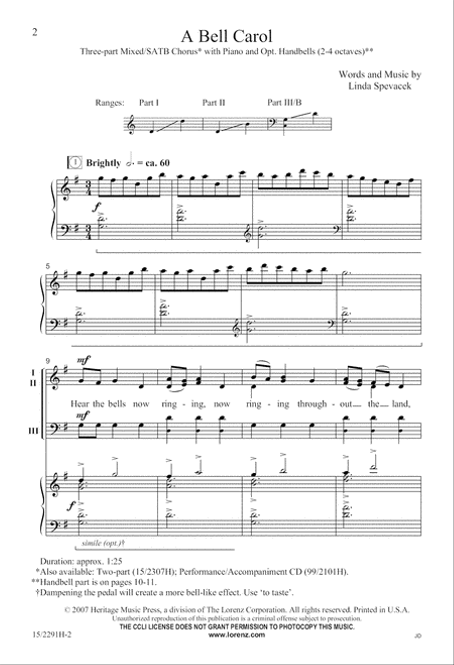 <br>Sheet music extract