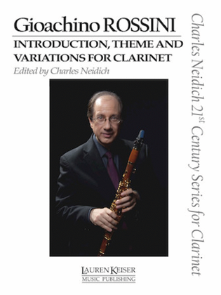 Book cover for Gioachino Rossini – Introduction, Theme and Variations for Clarinet