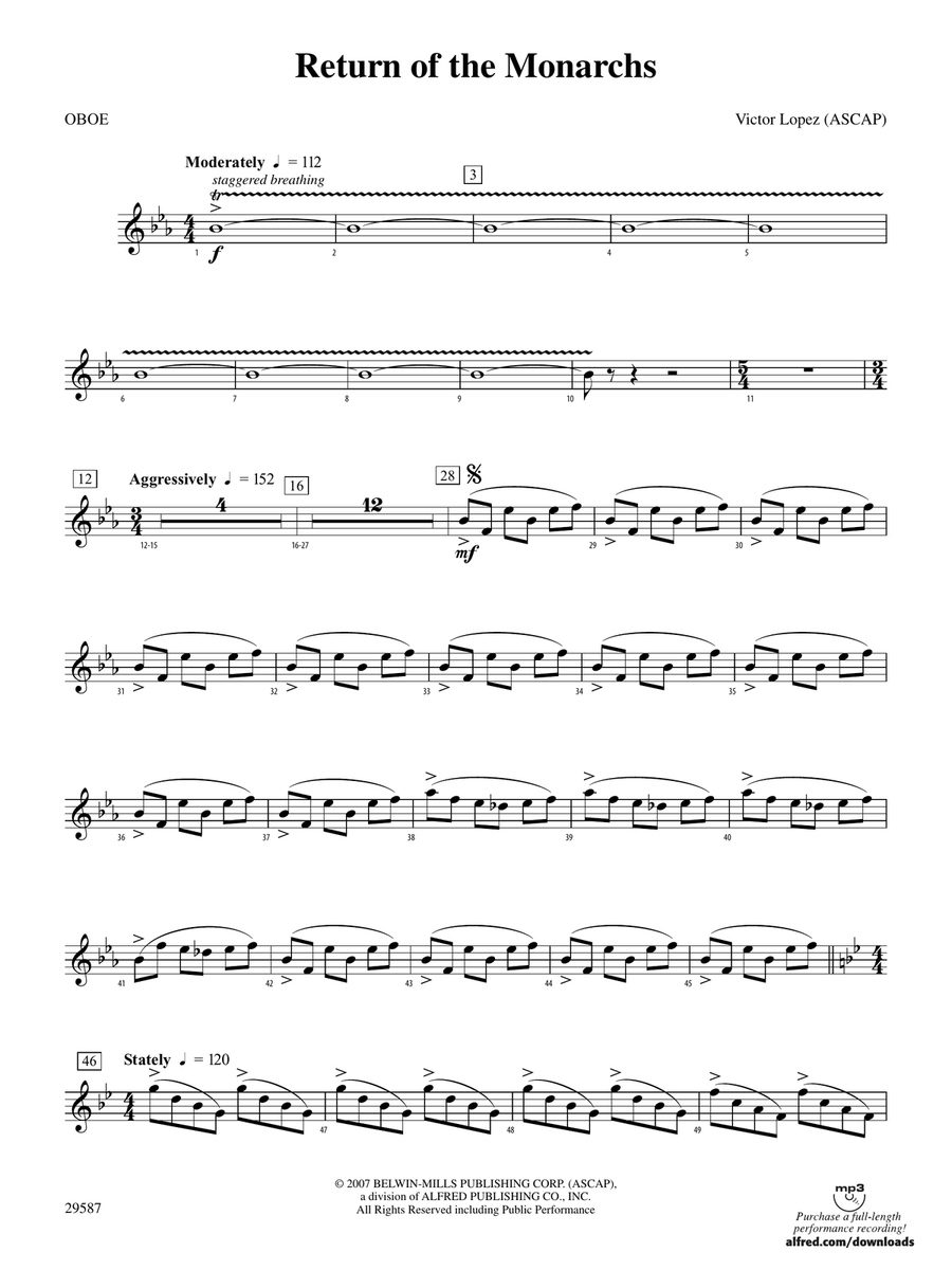 Return of the Monarchs: Oboe