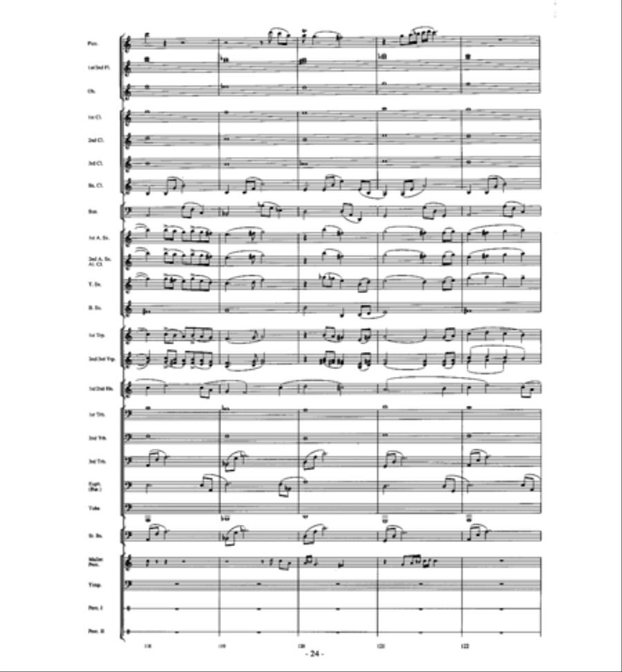 Agua's Whelm Agua's Whelm Concert Band scores gallery preview page 23