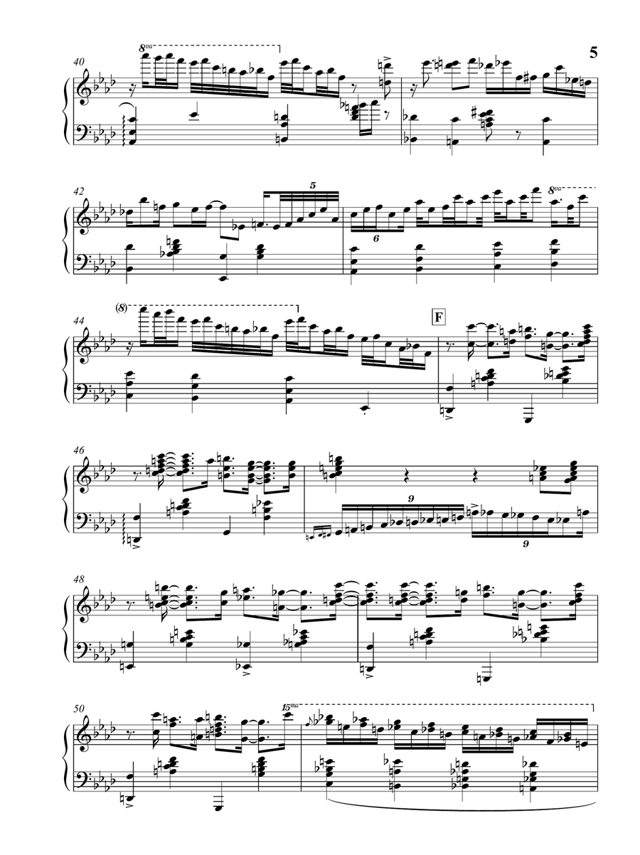Tea for Two for Piano Solo (from Art Tatum's 1933 recording) Piano Method scores gallery preview page 6