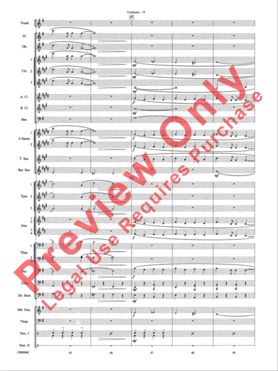 Embraceable You Embraceable You Concert Band scores gallery preview page 13