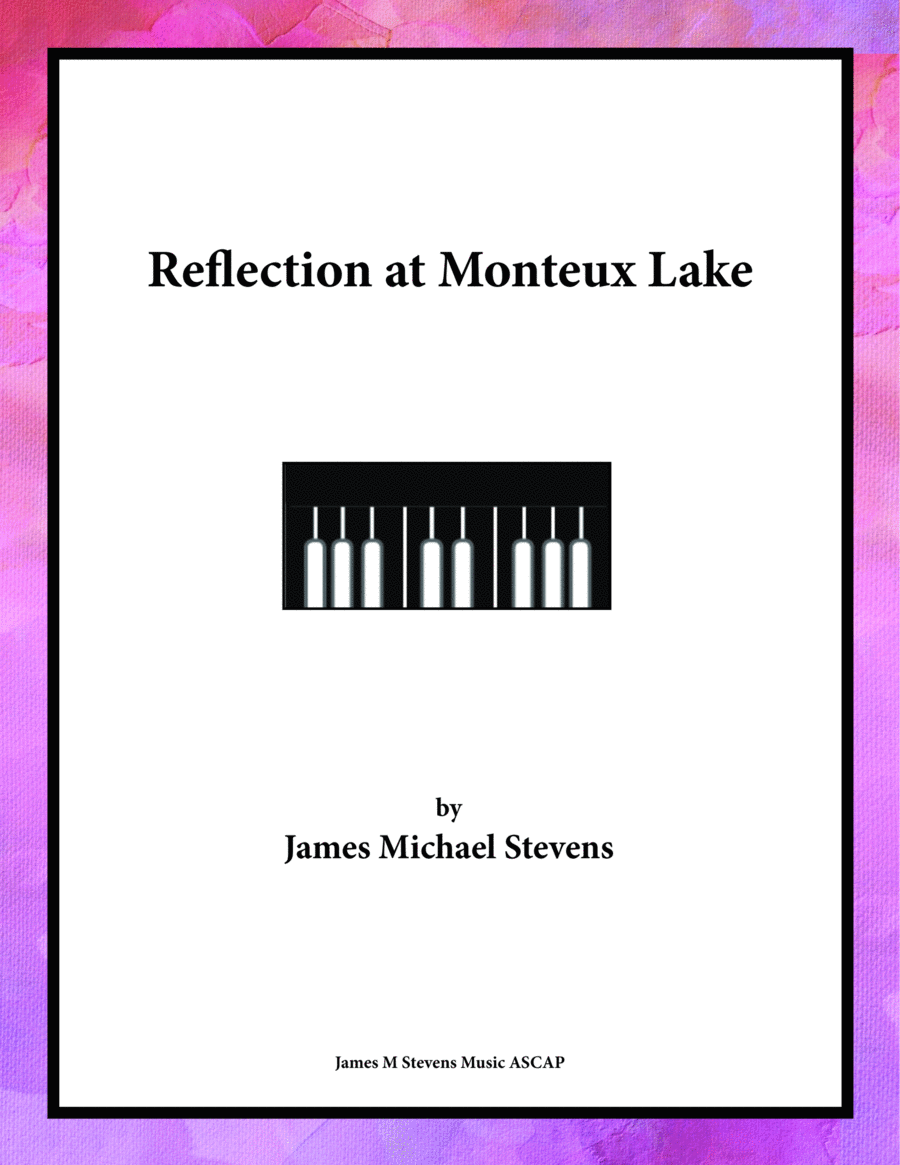 Reflection at Montreux Lake Piano Solo scores gallery preview page 1