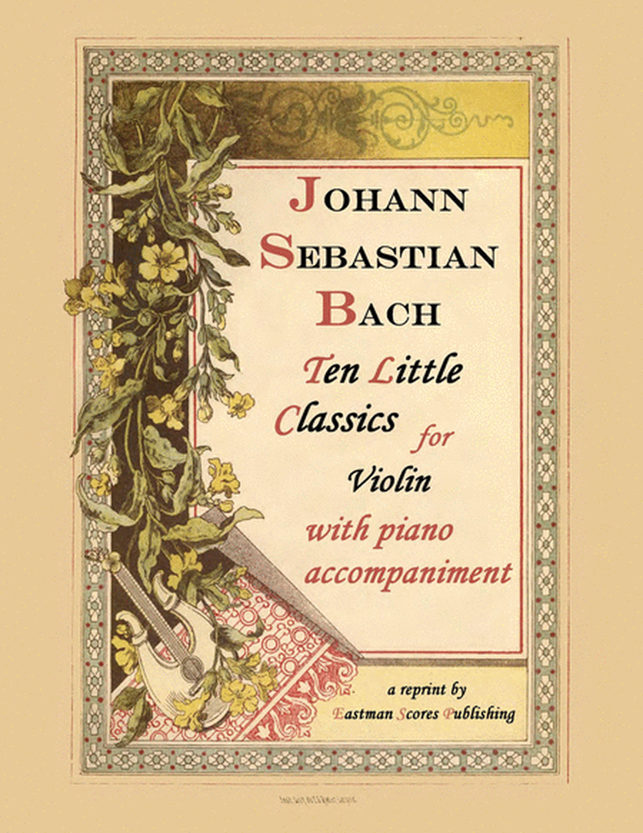 Ten little classics for violin with piano accompaniment